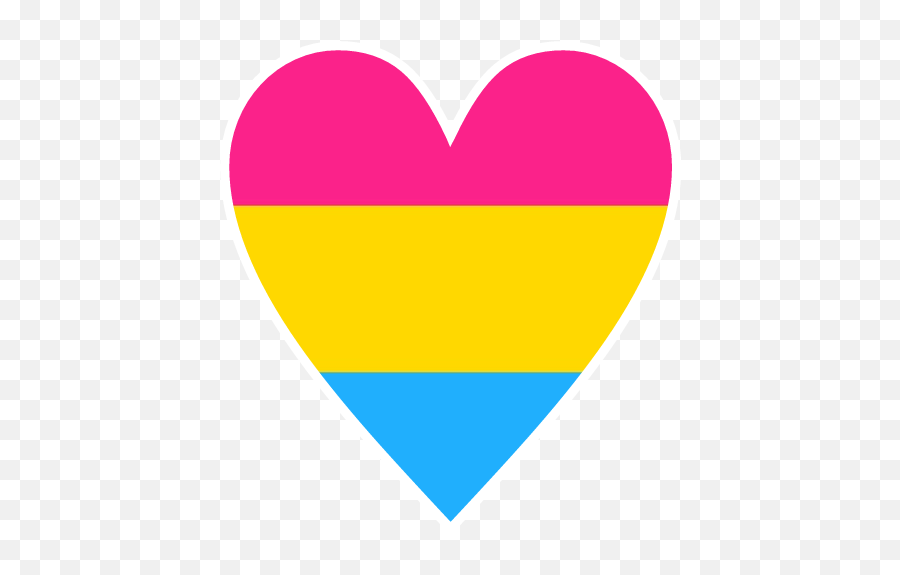 Loveislove Pansexual Love Heart Proud - Pan Pride Heart Emoji,Pansexual Symbol Emoji