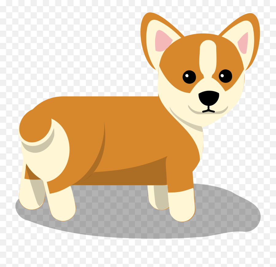 Corgi Dog Vector Clipart Image - Clipart Corgi Emoji,Ok Emoji