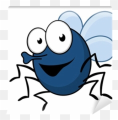 Fly Insect With A Proboscis Wall Mural - Cartoon Fly Png Emoji,Cockroach Emoticon