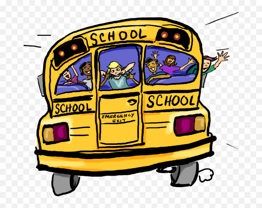 Goodbye Clipart School Bus Goodbye School Bus Transparent - School Bus Leaving Clipart Emoji,School Bus Emoji