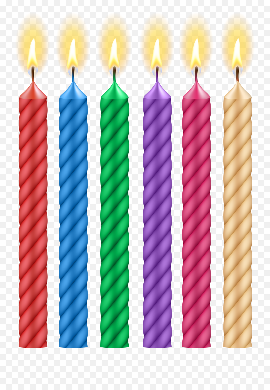Birthday Candle Clipart Png - Birthday Candle Clipart Png Emoji,Emoji Birthday Candles