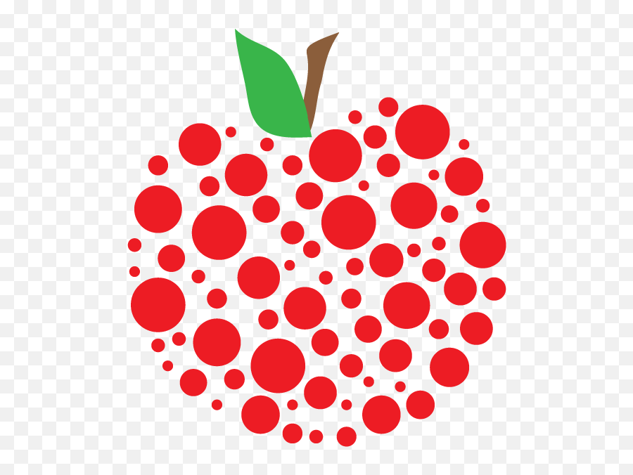 Clipart Of Apples For Teachers - Polka Dot Clipart Emoji,Apple Emoji Vector Free Download