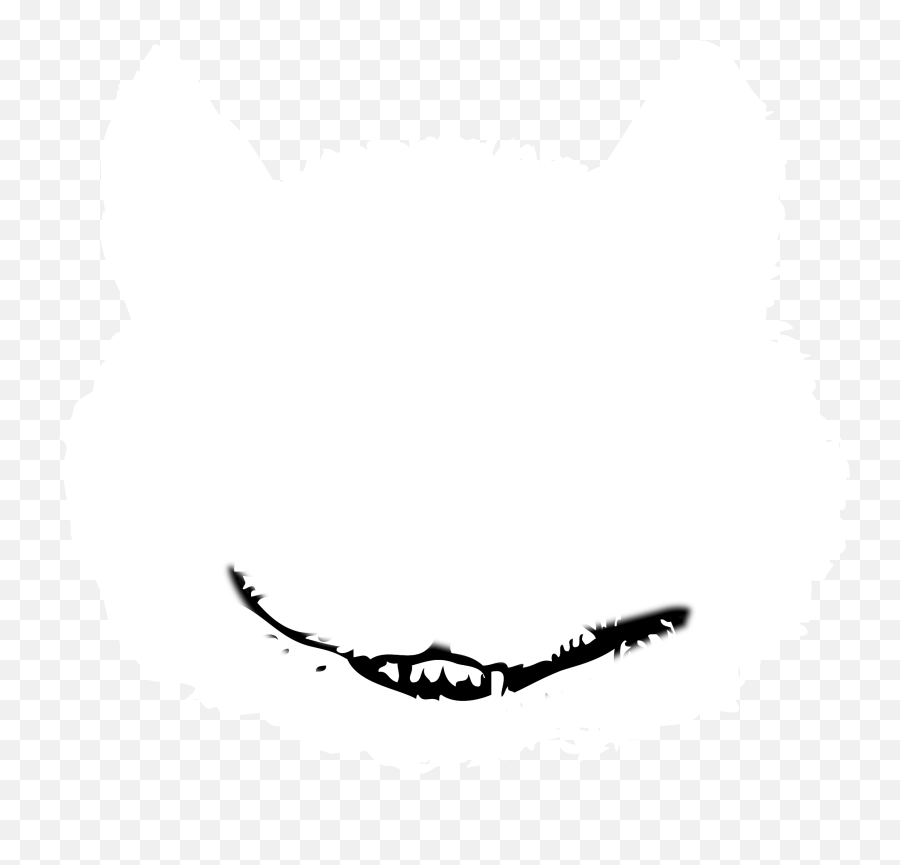 Cheshire Cat Clipart Transparent - Template Cheshire Cat Face Emoji,Cheshire Cat Emoji