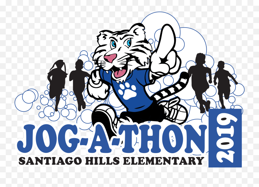 The 2019 Jog A Thon Is Right Around The Corner And Clipart - Santiago Hills Elementary School Emoji,Jogging Emoji