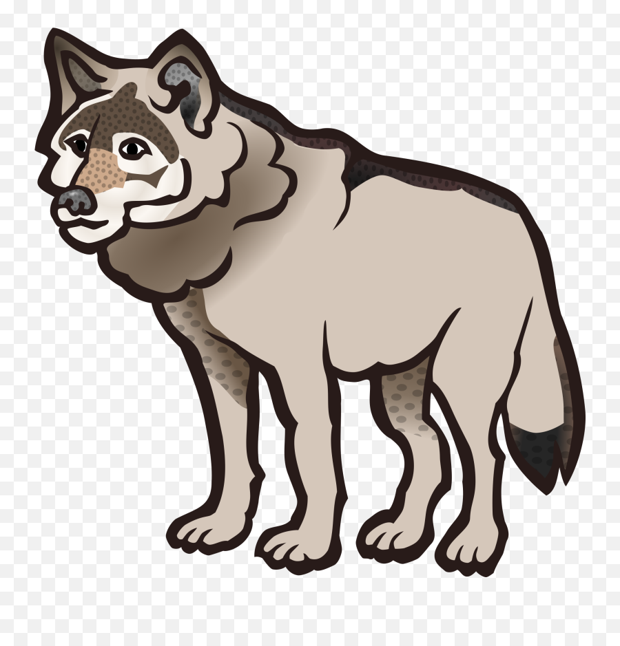 Howling Wolf Clip Art - Clip Art Black And White Wolf Emoji,Werewolf Emoji