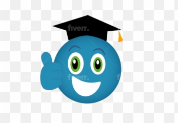 Design Unique Emojis Caricatures And Cartoons - Square Academic Cap,Congratulations Emoji