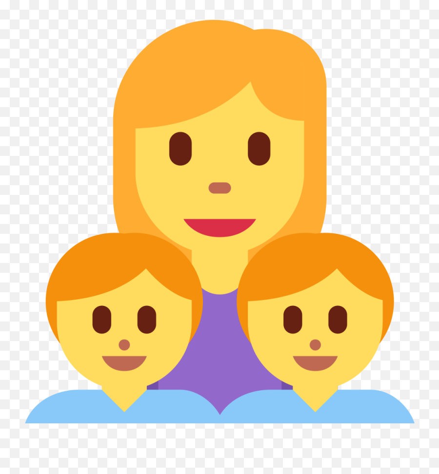 Twemoji2 1f469 - Emoji Mama E Hijo,Family Emoji