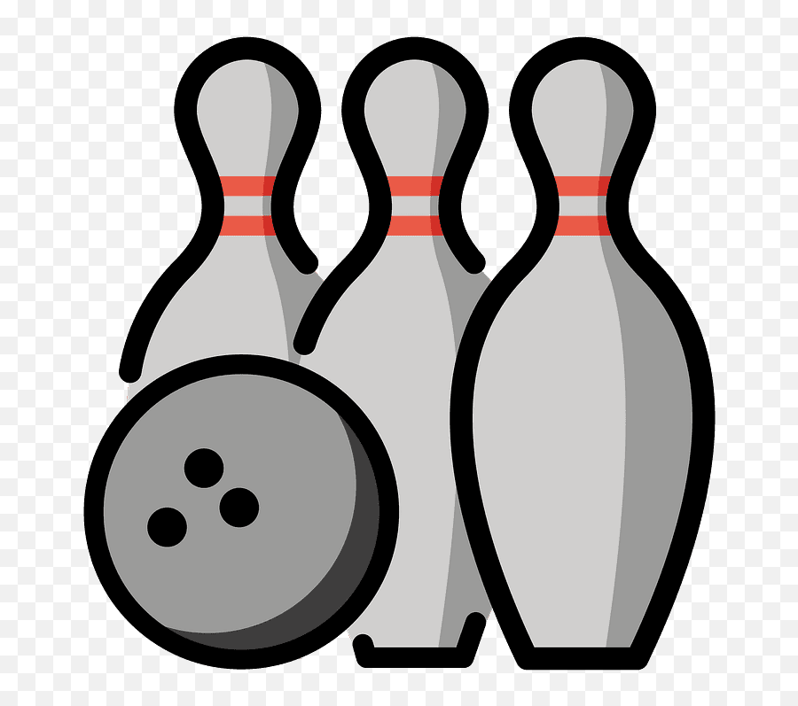 Bowling Emoji Clipart Free Download Transparent Png - Imagenes De Bolos Animados,Emoji Pins