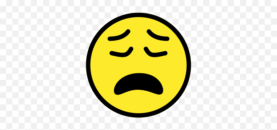 Weary Face Emoji - Tired Emoji,Angry Cowboy Emoji