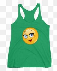 Smile Racerback Tank - Red Disney Drinking Shirt Emoji