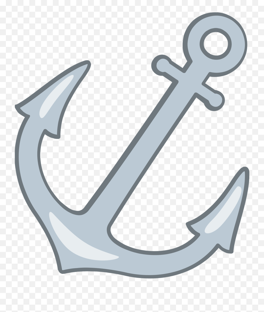 Anchor Clipart - Anchor Clipart Emoji,Black Anchor Emoji