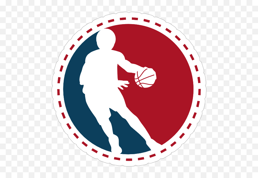 Red And Blue Basketball Sticker - Medical Doctor Icon Emoji,Basketball Hoop Emoji