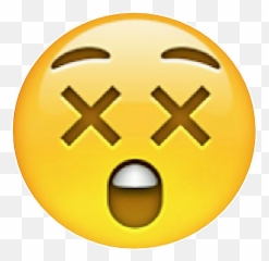 Emoji Emojisticker Deademoji - Dizzy Face Png