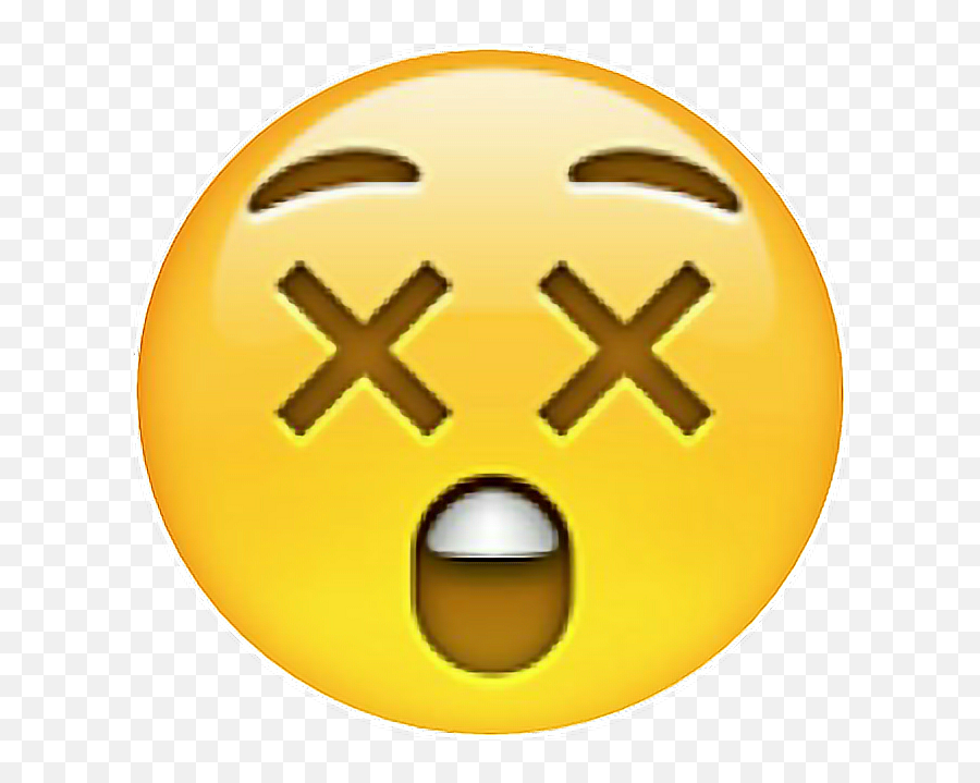 Emoji Emojisticker Deademoji - Dizzy Face Emoji Png,Pound Emoji