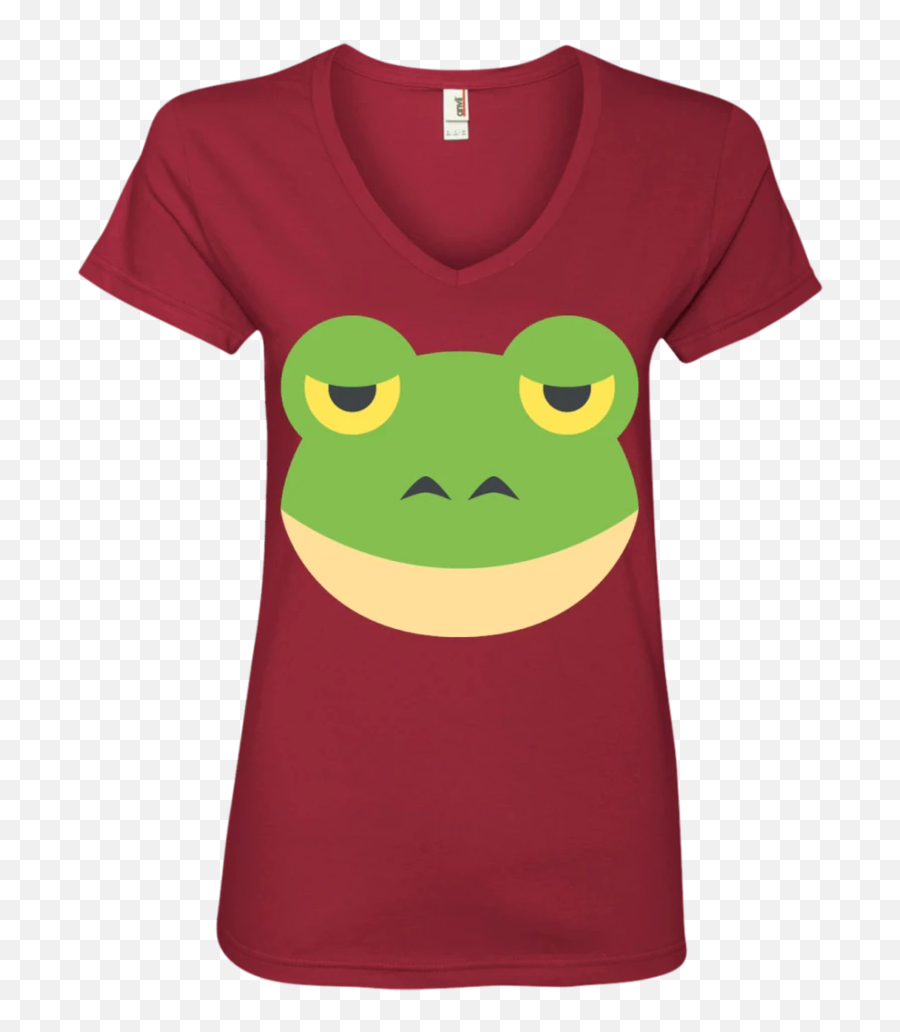 Frog Face Emoji Ladies V - Hogwarts Wasn T Hiring Shirt,Smug Face Emoji