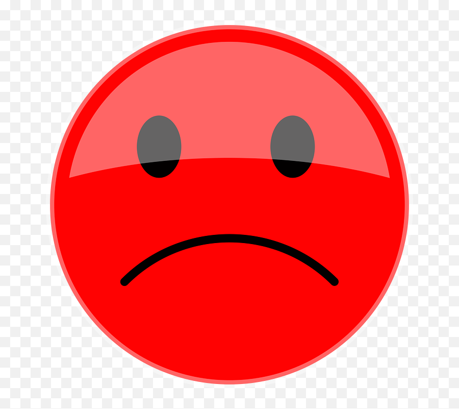 Smiley Face Bad - Smiley Red Png Emoji,Cat Emoticon Facebook