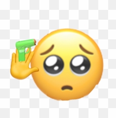 And Trending Emoticon Stickers - Puppy Eyes Face Emoji