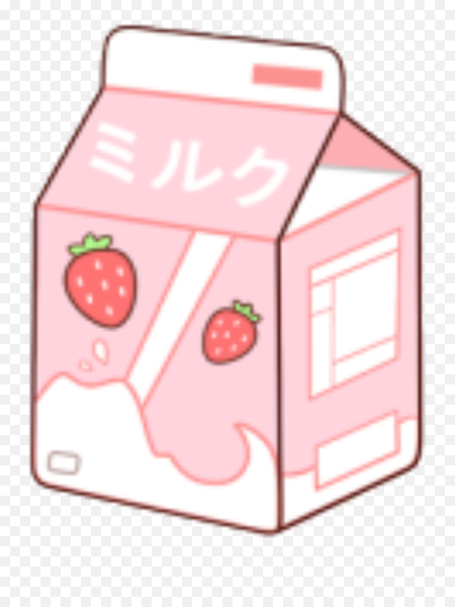 Strawberry Milk Carton - Milk Emoji,Milk Carton Emoji