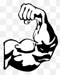 Free Bicep Silhouette Download Free Clip Art Free Clip Art - Bicep Clipart Png Emoji,Flexing Arm Emoji