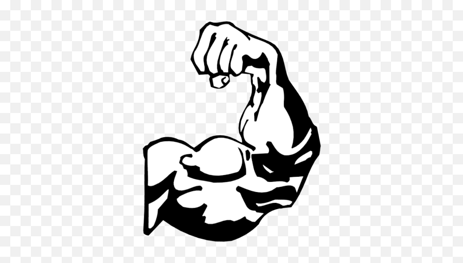 Free Bicep Silhouette Download Free Clip Art Free Clip Art - Bicep Clipart Png Emoji,Flexing Arm Emoji