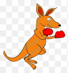 Kangaroo Clip Art Ing Gloves Image - Boxing Transparent Background Emoji