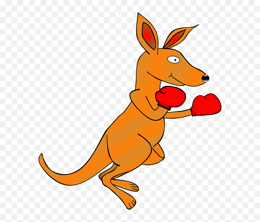 Kangaroo Clip Art Ing Gloves Image - Boxing Kangaroo Transparent Background Emoji,Emoji Hat And Gloves
