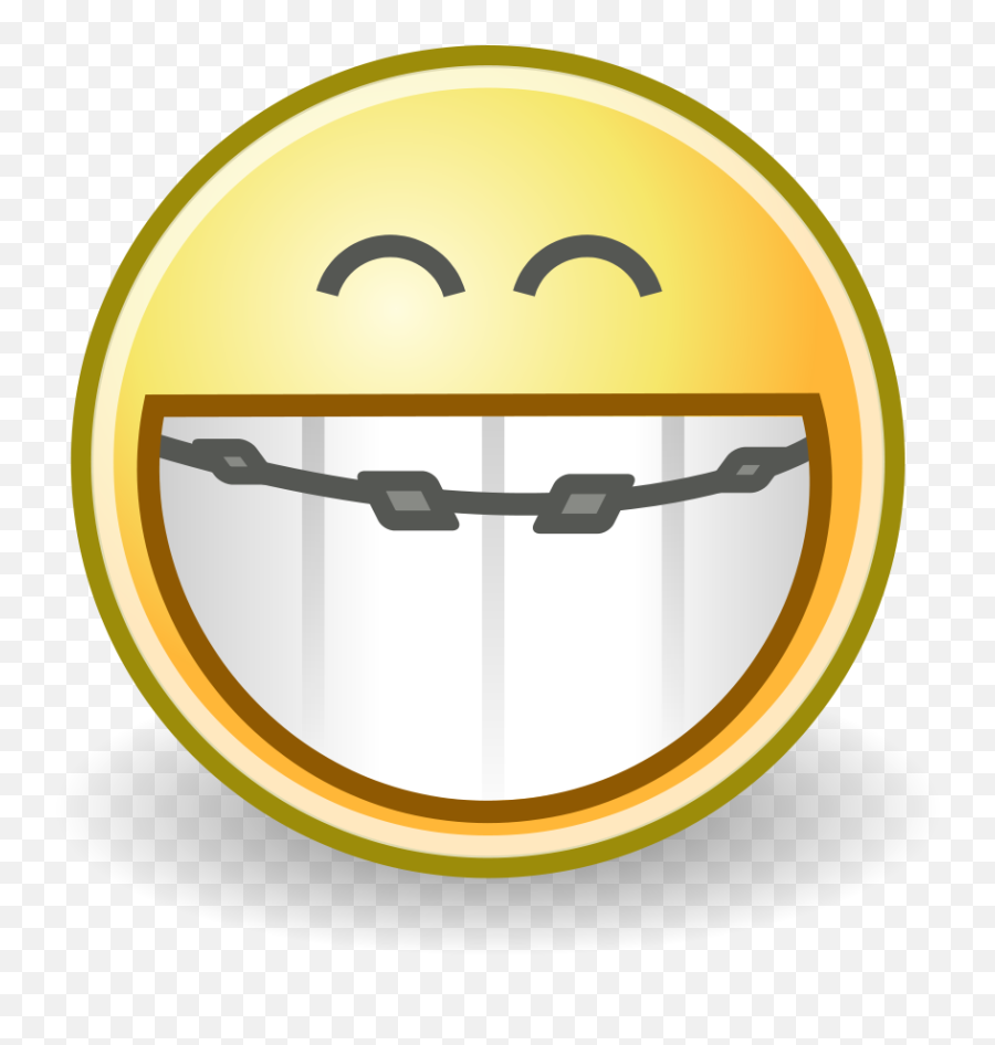 Face - Braces Teeth Images Funny Emoji,Braces Emoji