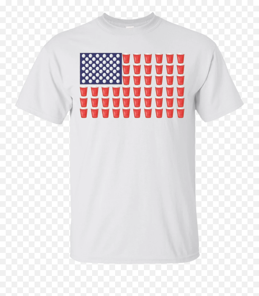 Red Solo Cup American Flag Tee Shirt - Red Silo Cup Clothing Emoji,Flag And Rocket Ship Emoji
