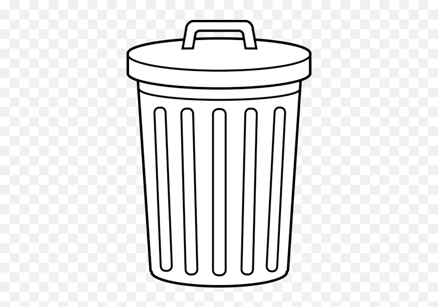 Free Trash Can Picture Download Free Clip Art Free Clip - Trash Can Line Art Emoji,Trashcan Emoji