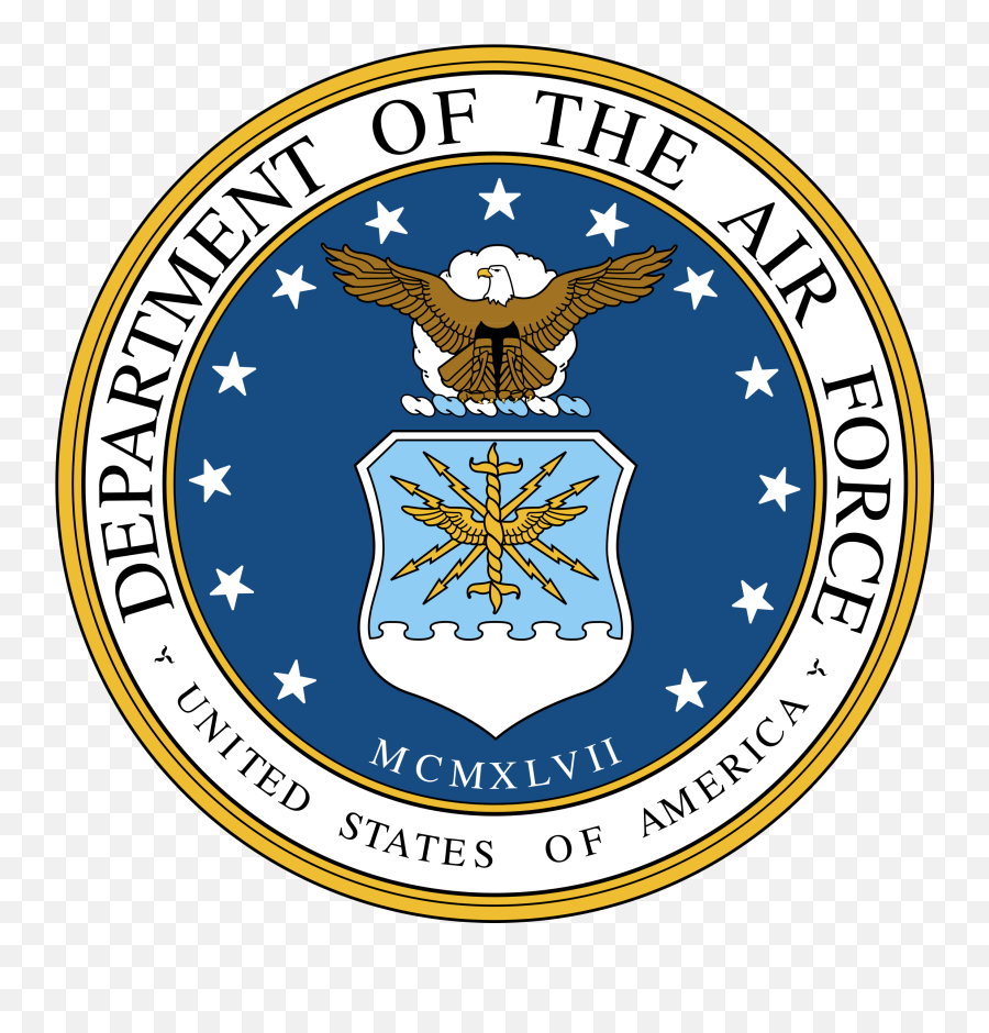 Transparent Emblem Air Force Picture - Department Of Air Force Seal Emoji,Air Force Symbol Emoji