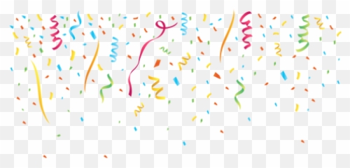 Confetti Colorful background - Transparent PNG u0026 SVG vector file Graphic Design Emoji