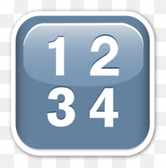Input Symbol for Numbers - Emoji