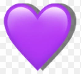 Purple Aesthetic Heart Emoji Lovely