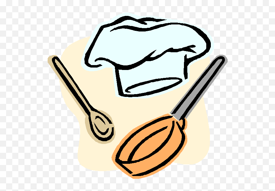 Chef Hat And Utensils Clipart - Cartoon Chef Utensils Emoji,Chefs Hat Emoji