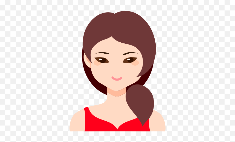 Girl Icon Png At Getdrawings Free Download - Female Color Icon Png Emoji,Woman Lipstick Dress Emoji