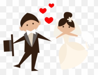 Groom Bride Rings Gift Wedding Mariage Couple - Married Clipart Png Emoji