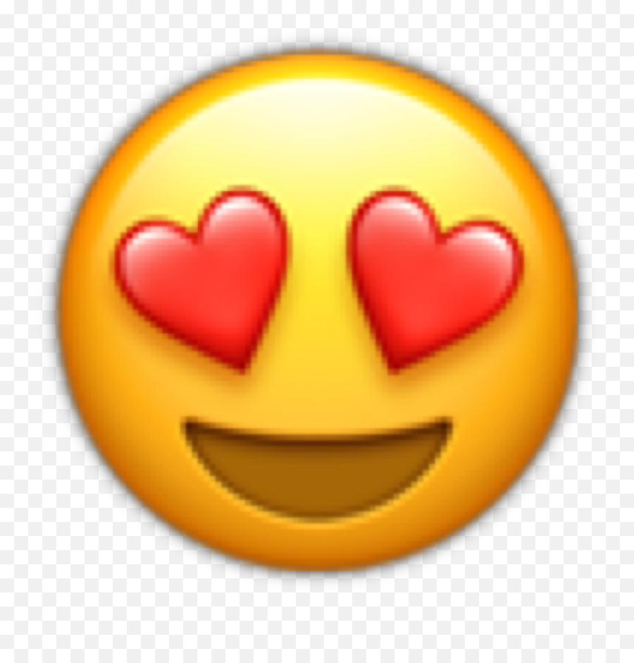 Heart Emoji Sticker - Drooling Heart Eyes Emoji Png,Emoji Stickers Iphone