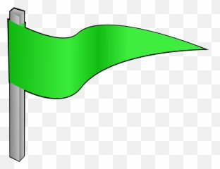 Clip Art Green Flag Clipart - Png Emoji