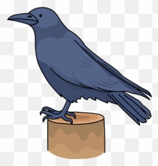 Crow Clipart - Crow Emoji,Crow Emoji