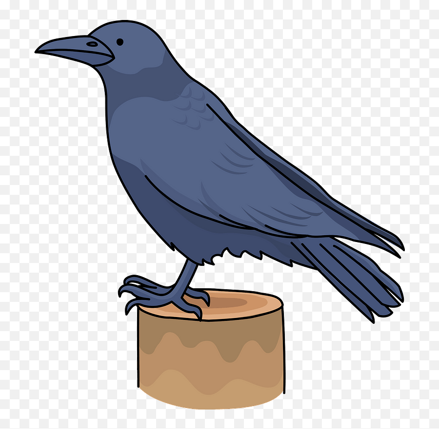 Crow Clipart - Crow Emoji,Crow Emoji