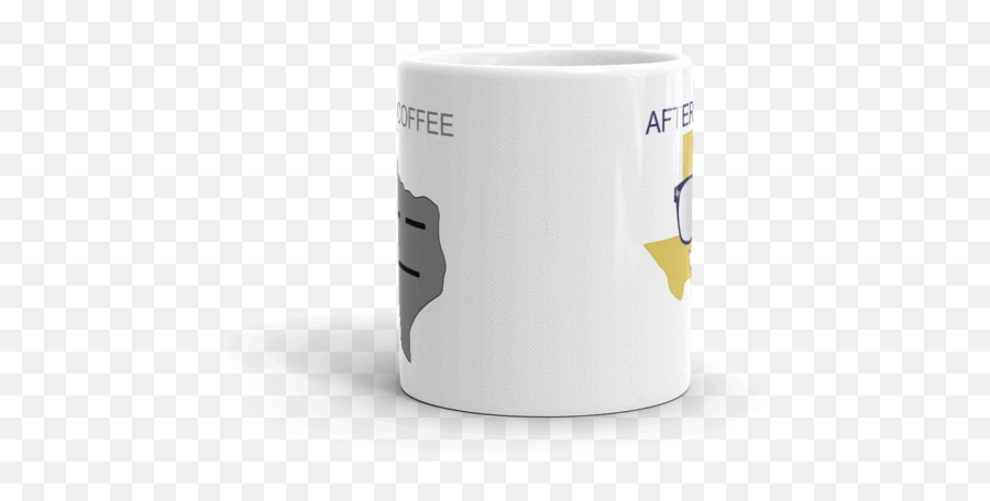 Before U0026 After Coffee Mug - 11oz U2013 Texas Swagger Magic Mug Emoji,Coffee Cup Emoji