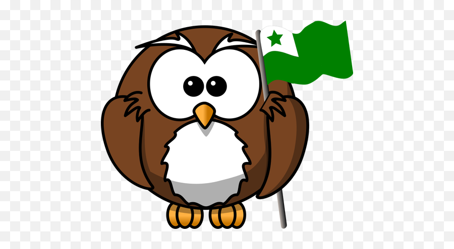 Owl With Flag - Owl Cartoon Transparent Background Emoji,French Flag Emoji