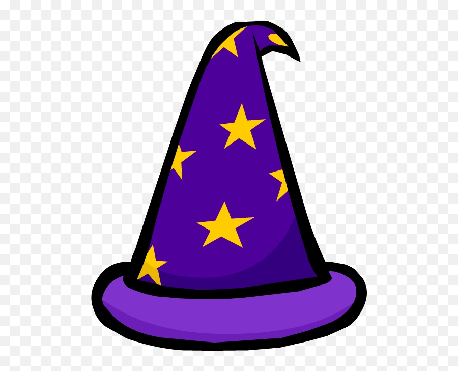 Purple Wizard Hat - Transparent Background Wizard Hat Clipart Emoji,Witch Hat Emoji