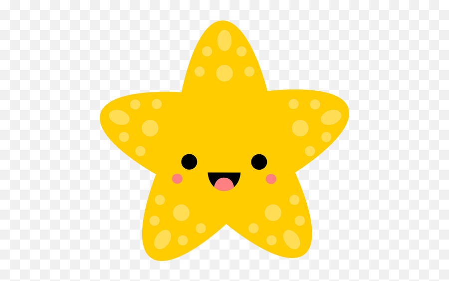 Cute Starfish Emoji Png Transparent - Cute Starfish Cartoon Png,Starfish Emoji
