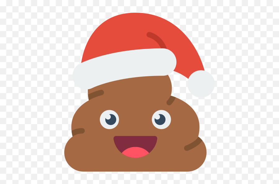 Mierda - Iconos Gratis De Navidad Santa Claus Emoji,Emoji Caca