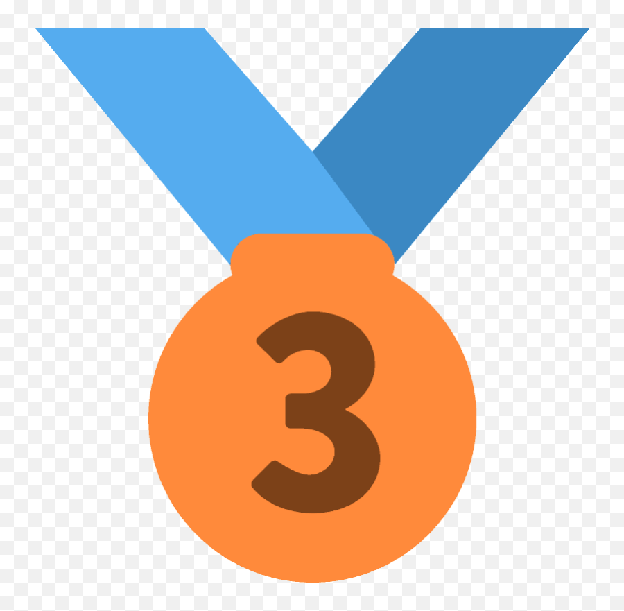 3rd Place Medal Emoji Clipart - 3rd Place Medal Emoji,Prize Emoji