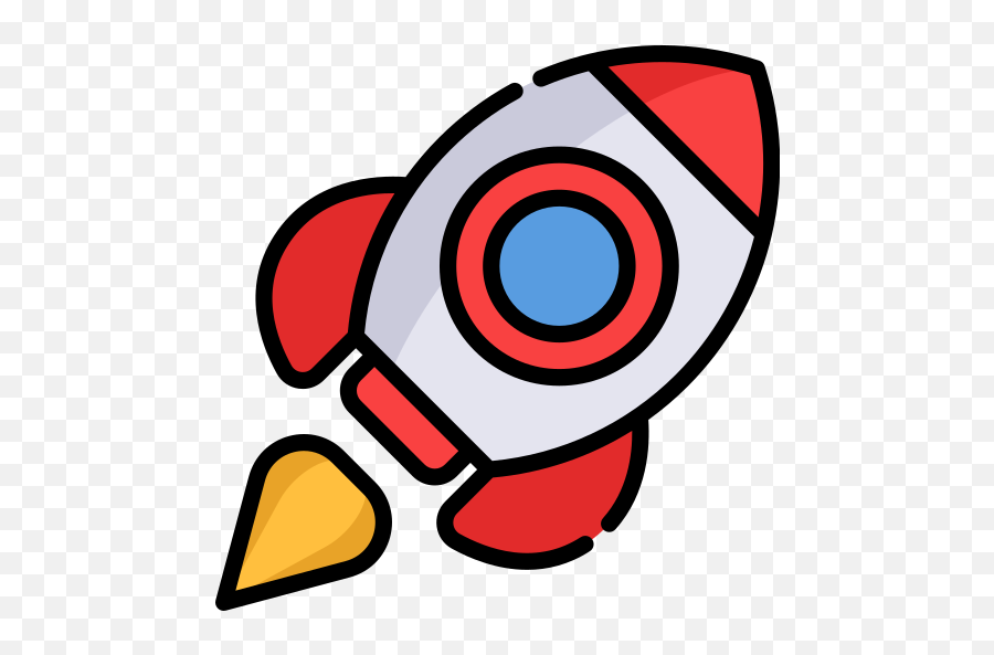 Rocket Free Vector Icons Designed - Dot Emoji,Clock Rocket Clock Emoji