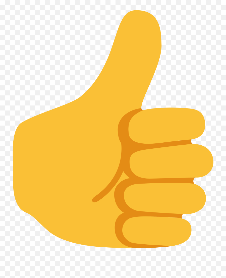 Thumbs Up Emoji - Yellow Thumbs Up Png,Thumbs Up Emoji Png
