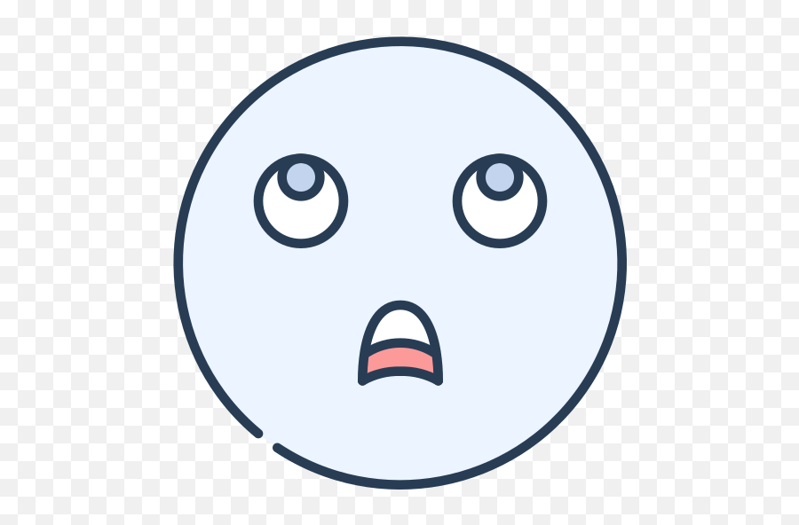 Emoji Emotion Emotional Face Thinking Free Icon Of Emoji - Circle,Thinking Emoji