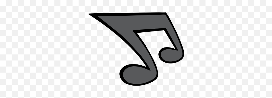 Gray Musical Note - Music Emoji,Music Note Emojis